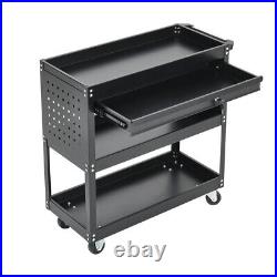 Steel Tool Chest Roller Cabinet Large Tools Box With Ball Bearing Slide Drawers