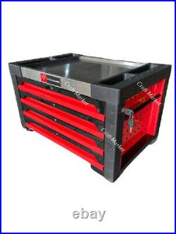 TOOL BOX ROLLER CABINET STEEL Red Deluxe CHEST 4 DRAWERS FULL OF TOOLS