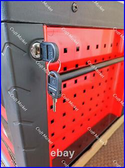 TOOL BOX ROLLER CABINET STEEL Red Deluxe CHEST 4 DRAWERS FULL OF TOOLS