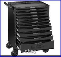 Teng Tools 10 Drawer Black Roller Cabinet With Ball Bearing Slides TCW810