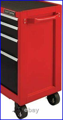 Tool Cabinet with Drawer Liner Roll Socket Organizer 41 Inch 10 Drawer Red