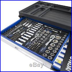 Tool Chest & 298 Tools set PRO 7 Drawer Castor Mounted Roller Cabinet HYUNDAI