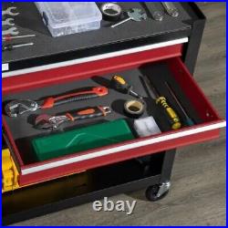 Tool Chest Roller Cabinet On Wheels Drawer Organiser Tool Box Side Cabinet New