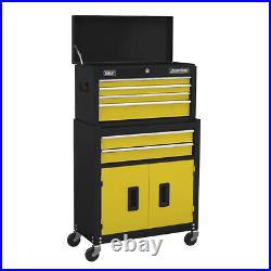 Top chest & Roll cab 6 Drawer with Ball Bearing Slides Yellow SealeyAP22Y