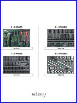 Toptul 448pcs Mechanical Tool Set & 8 Drawer Roller Cabinet (GE-44803)