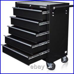 US PRO Tool Chest Tool Box Roller Tool Cabinet Gloss Black