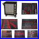 Us Pro Tool Chest Box With Tools Trays 8 Drawer Roller Cabinet 262 Pc New