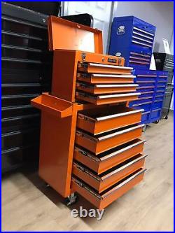 Us Pro Tools Orange Affordable Tool Chest Rollcab Steel Box Roller Cabinet