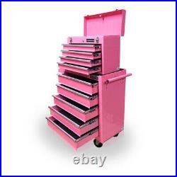 Us Pro Tools Pink Affordable Tool Chest Rollcab Steel Box Roller Cabinet