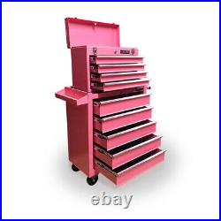 Us Pro Tools Pink Affordable Tool Chest Rollcab Steel Box Roller Cabinet