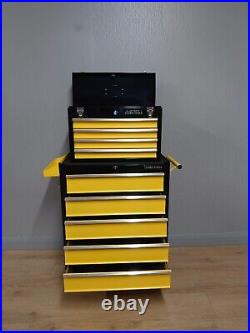 Us Pro Tools Yellow Black Affordable Tool Chest Rollcab Box Roller Cabinet