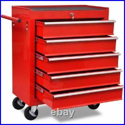 VidaXL Workshop Tool Trolley with 5/7/10/14 Drawers Storage Cabinet Roller Cart