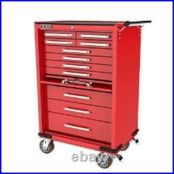 White International Toolbox 11 Draw Roller Cabinet Lockable Tool Box Trolley