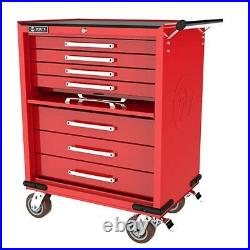 White International Toolbox 7 Draw Roller Cabinet Lockable Tool Box Trolley Cart