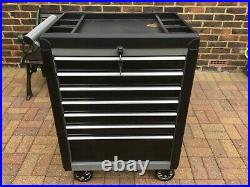 Work Zone Roller Tool Cabinet Storage Chest Box 6 Drawers Garage Workshop BLACK